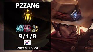 Pzzang Yasuo MID vs Hwei| Patch 13.24 KR Challenger