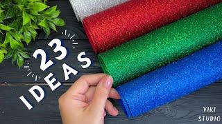  23 IDEAS  Easy Flowers EVA Foam Sheet Flowers DIY Tutorial Crafts