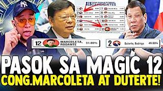 BANAT BY WALANG MAKAKATALO CONG MARCOLETA AT EX PRES DUTERTE PASOK SA MAGIC 12 SURE WIN