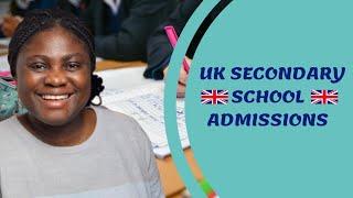 7 Steps on How to Apply for a UK Secondary School Admission  | #immigrants #education #school #uk