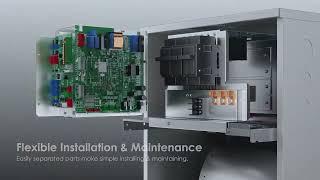 Central AC Heat Pump Split System with Inverter, Variable Speed by Senville