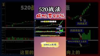 520战法交易股票 成功率80%！  #股票学习 #股票投资 #股票知识