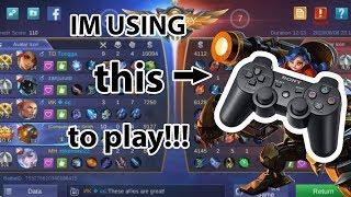 IM USING THIS TO PLAY MOBILE LEGENDS? | JAW HEAD GAMEPLAY