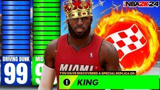 99 DUNK + 90 MID + 90 BLOCK LEBRON JAMES BUILD CAN DO EVERYTHING!! BEST BIGMAN BUILD IN NBA2K24!!