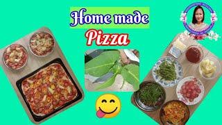 How to make home made pizza with gulay|WengBaalChannel #pizzagulay