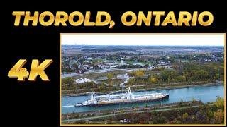  Marvels of Thorold, Ontario: 4K Drone Tour Over City & Welland Canal 