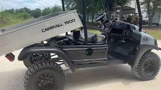 2015 CLUB CAR CARRYALL 1500 DIESEL 4X4 DUMP UTV