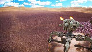 Quadrapped Mech FIGHT AGAINST GIANT EVIL FORCES  Epic Clash in Ultimate Epic Battle Simulator 2!