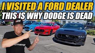 FORD DEALER VS DODGE DEALER! I'M BLOWN AWAY! V8's everywhere!