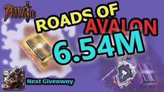 6.54 Million LOOT!! | EXPLORING ROADS OF AVALON. IS WORTH IT!??? | Giveaways | Albion Online