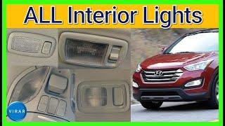 How to Replace Interior Lights (COMPLETE GUIDE) - Hyundai Santa Fe (2013-2018)