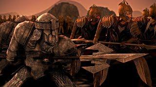 Sauron Mordor vs Elf-Human-Dwarf Alliance l Lord of the Rings Cinematic Battle