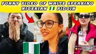 Funny Video Of Whites Speaking Nigerian Pidgin English the last person did the most!!....#africa