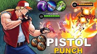 PAQUITO " KOF " Terry Pistol Punch " One Shot " 2024 | Mobile Legends