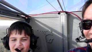 O PILOTO DE AVIAO MAIS JOVEM DO MUNDO THE WORLD YOUNGEST PILOT EVER  RANS SUPER COYOTE II S6-ES