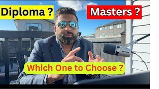 Masters or Diploma? How to Choose Study Abroad Level ? #Canada #Australia #NewZealand #UK #USA