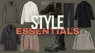 STYLE ESSENTIALS | TOP Herbst/Winter Basics für Männer