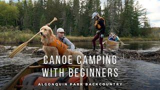 Canoe Camping with Beginners, Algonquin Park Backcountry