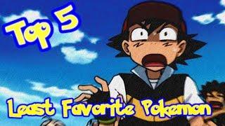 JPRPT98's Top 5 Least Favorite Pokemon