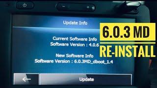 Renault medianav version 4.0.6, 4.0.7 , 4.1.0 update to 6.0.3 MD (6.0.3 MD reinstall without dboot)