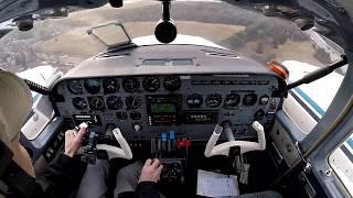 STRONG CROSSWIND LANDING! | Piper PA27 Aztec