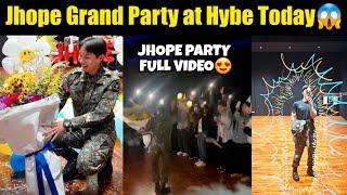 BTS Jhope Grand Celebration At Hybe | Jhope Share Unseen Party Video 