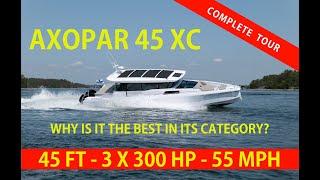 Axopar 45 XC - Probably the best weekender in the world. An adventure boat, sporty and comfortable