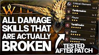 Monster Hunter Wilds - Most Broken Skills in Game - Flayer, CE & More Post Patch - Best Skill Guide!