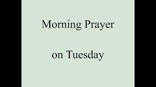 Morning Prayer on Tuesday 29 October from St John's in the Village