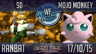 CW Oct'15 - Melee Singles - SD (Fox) vs Mojo Monkey (Jigglypuff) - Winners' Finals