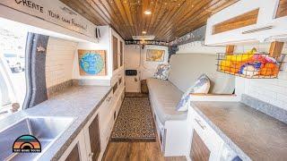 Stealth DIY Chevy Express Camper Van Tiny House Tour - Full Time Vanlife