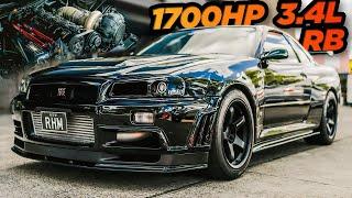 1740HP R34 GTR "RHM" STREET PULLS | RB26 Rocket Bunny | SR20 Datsun | (How it's Made - Turbosmart)