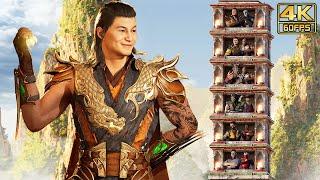 Mortal Kombat 1 - SHANG TSUNG Klassic Towers Gameplay (Very Hard Difficulty) @ 4K 60ᶠᵖˢ 