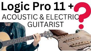 Logic Pro 11 + Session Guitarist & Virtual Guitarist Acoustic & Electric Guitars