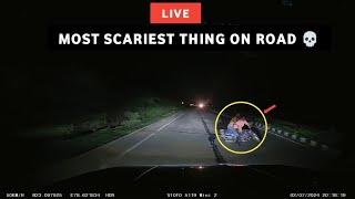 UNBELIEVABLE MOST SCARIEST  THING ON ROAD LIVE | REAL DANGER OF INDIAN ROADS RECORDED IN DASHCAM