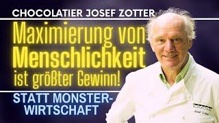 Selbstständig erfolgreich als Unternehmer? Schneller Erfolg mit Werten? Josef Zotter 1/2