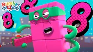 ‍️ Octonaughty Strikes Again! ‍️ | Counting for Kids | 12345 | Numberblocks