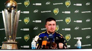 Luke Littler press conference after winning World Championship