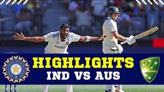 IND Vs AUS Highlights | India vs Australia, 1st Test, Day 1 Full Match Highlights | IND Vs AUS