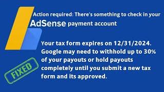 Submit US Tax Form and Information for Google AdSense Payments @pcguide4u