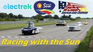 Solar Car Racing - overview of the Electrek Formula Sun GP & American Solar Challenge