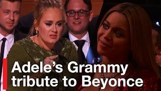 Adele's Grammy Tribute to Beyonce