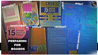 My Preparation For Board Exam  | Preparing for Boards | Class 10 study vlog | #studyvlog #boardexam