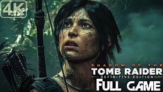 Shadow of the Tomb Raider｜Full Game Playthrough｜4K RTX