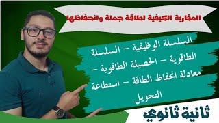 الشرح المفصل لدرس المقاربة الكيفية لطاقة جملة وانحفاظها | دروس السنة الثانية ثانوي