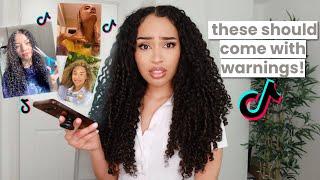 Reacting to Curly Hair TikToks!