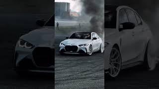 Burning BMW tires