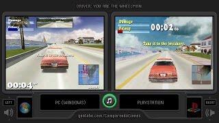 Driver (Pc vs Playstation) Side by Side Comparison