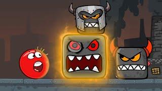 Red Ball 4 Animation | Red Ball Hero Vs Fire Boss & Evil Square