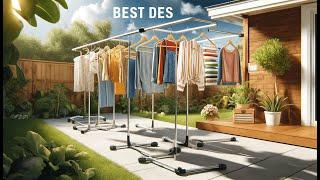  Amazon Basics Foldable Laundry Rack for Air Drying Clothing | Best Outdoor Clothes Rack 